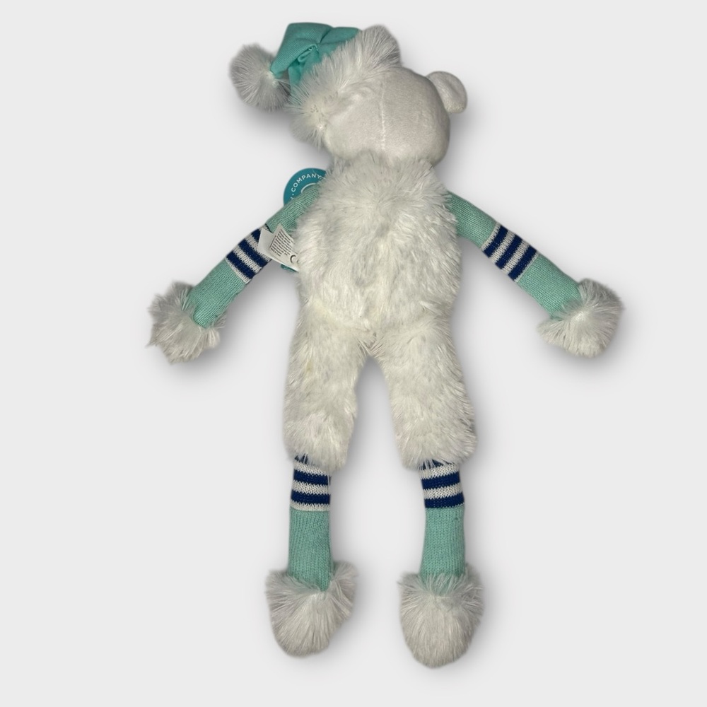 NWT Manhattan Toy Company Twiggies Bear Stuffed Animal Stuffie Teddy Plush White - Picture 3 of 6